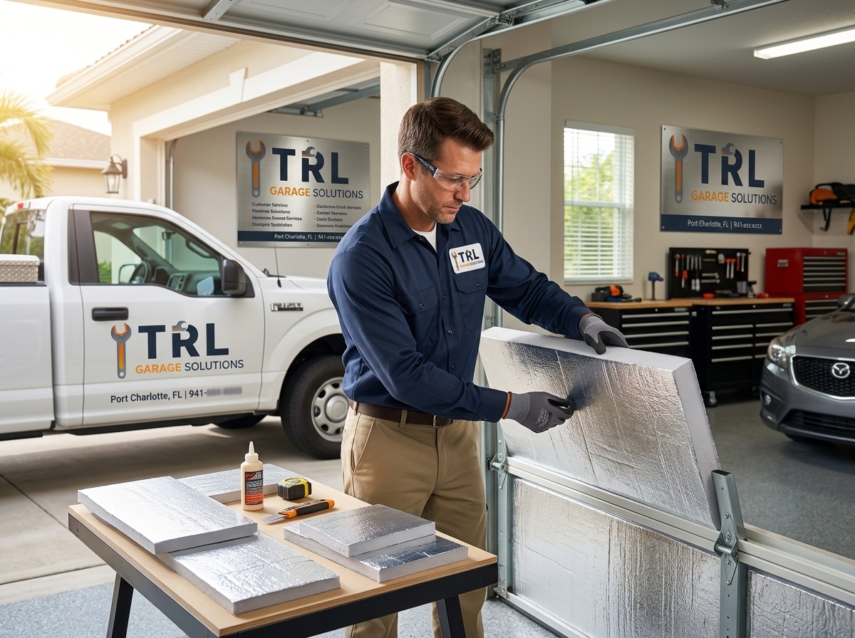 Insulated Garage Door Installation in Port Charlotte