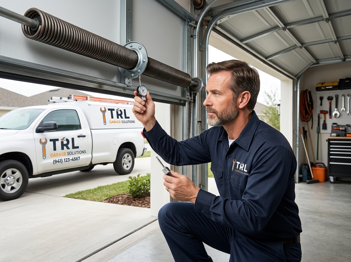 Garage Door Safety Check in Port Charlotte